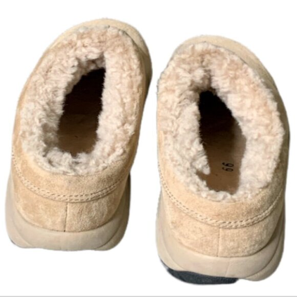 Merrell Primo Chill Slide Beige Suede Upper Wool Fleece Lined w/o Insole 5.5 42D - Picture 8 of 9
